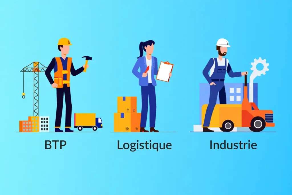 Secteurs d'activité à Bordeaux