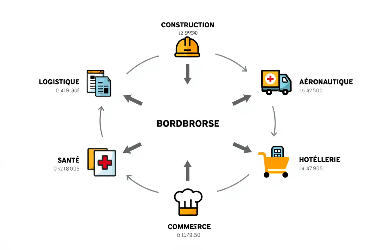 Secteurs de recrutement intérim Bordeaux