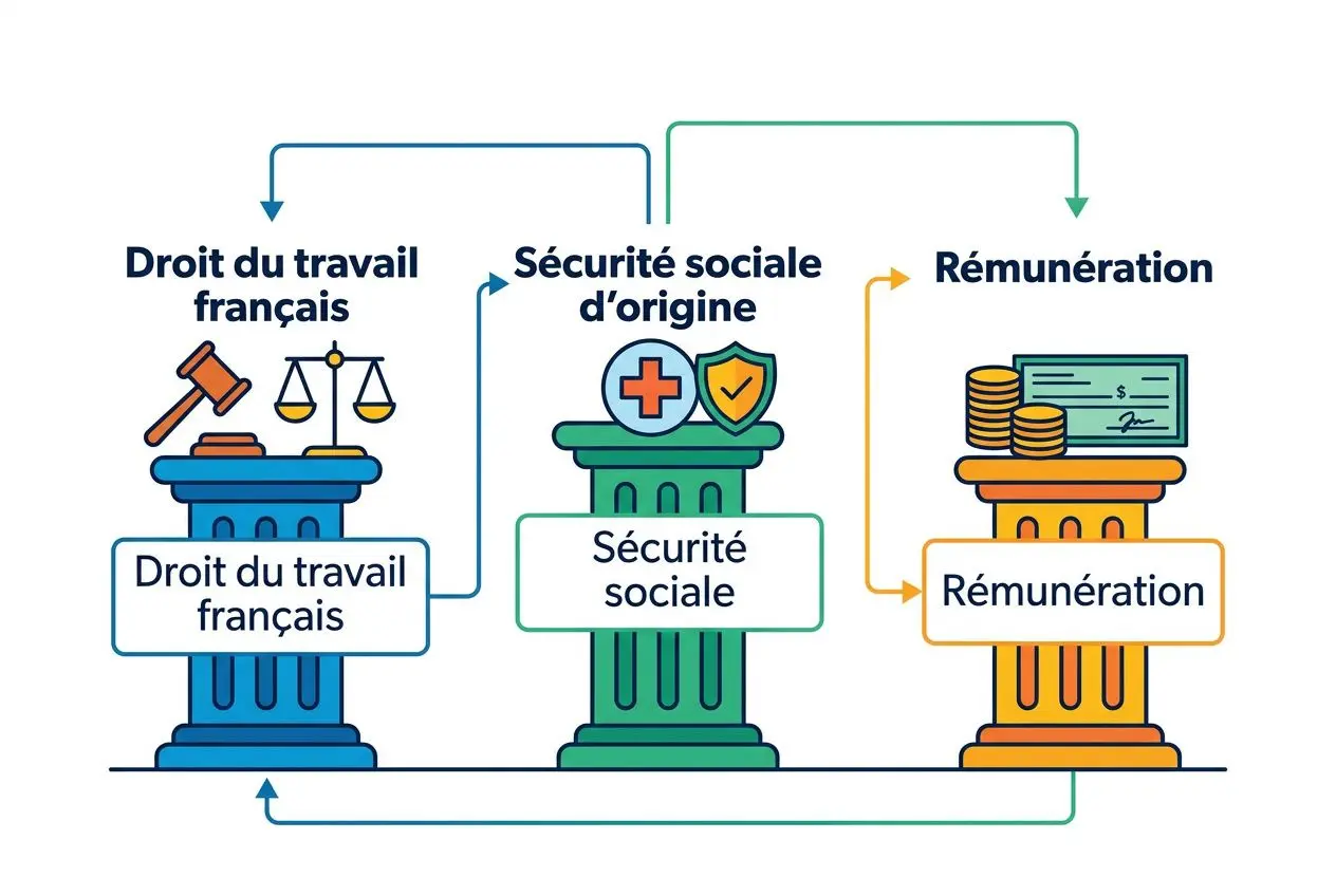 Piliers de protection du salarié détaché